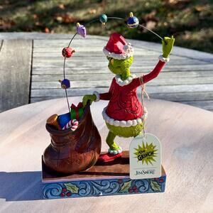 Jim Shore Grinch Juggler Figurine 6006568 Dr. Seuss Santa Christmas Statue NEW